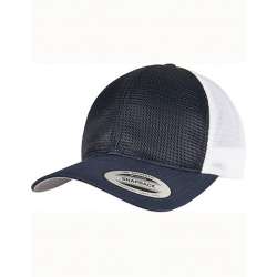 Flexfit 360 Omnimesh Cap 2 Tone Keps Navy White